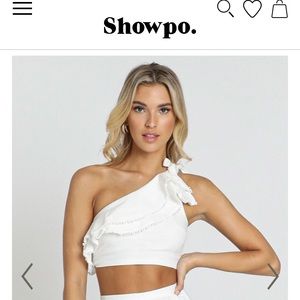 White showpo top